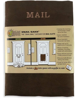 Mail Catcher for Mail Slots Door Box  Colour Chocolate